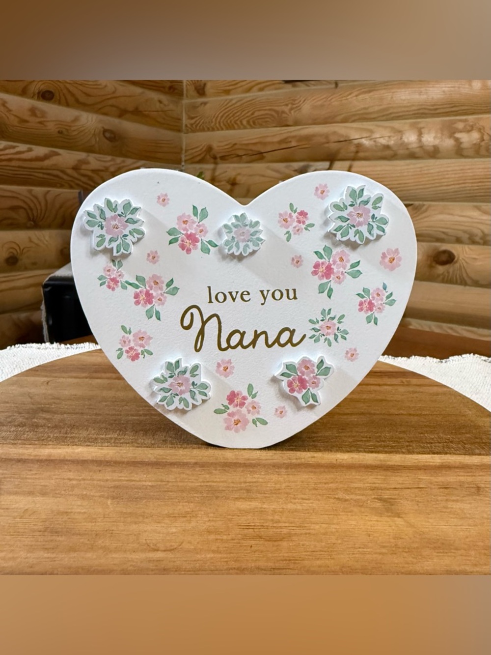 LOVE YOU NANA Heart Box & Notes